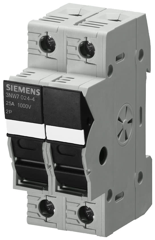 SIEMENS - SIE3NW70234 BASE PORTAFUS.FOTOV.2P 1000VCC 25A