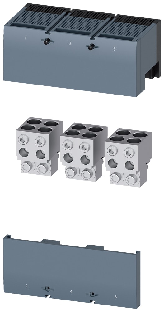 SIEMENS - SIE3VA96030JJ43 CIRCULAR CONDUC. TERMINAL3PCS.X 3VA15/25