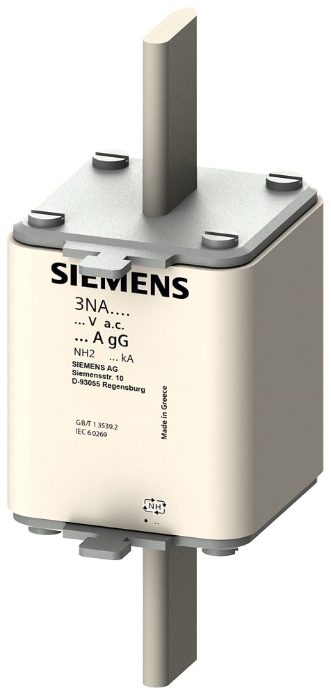 SIEMENS - SIE3NA3260 Cartuccia fusibile NH, NH2, In: 400 A, gG, Un AC: 500 V, Un DC: 440 V