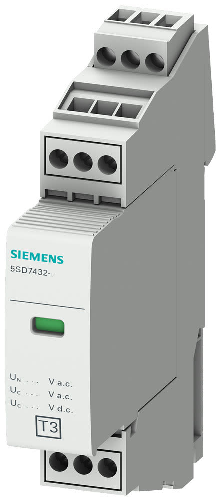 SIEMENS - SIE5SD74327 SPD T3 2P UN=240/264VCA/CC UOC=6KV 1M+CS