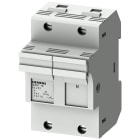 SIEMENS - SIE3NW7151 SENTRON, portafusibili per fusibili cilindrici 14 x 51 mm, 1P+N, In: 50 A, Un AC: 690 V