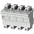 SIEMENS - SIE3NW7261 SENTRON, portafusibil per fusibili cilindrici 22 x 58 mm, 3P+N, In: 100 A, Un AC: 690 V