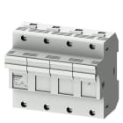 SIEMENS - SIE3NW7162 BASE SEZ.X FUS. CIL.14X51 50A 3P+N SEGN.