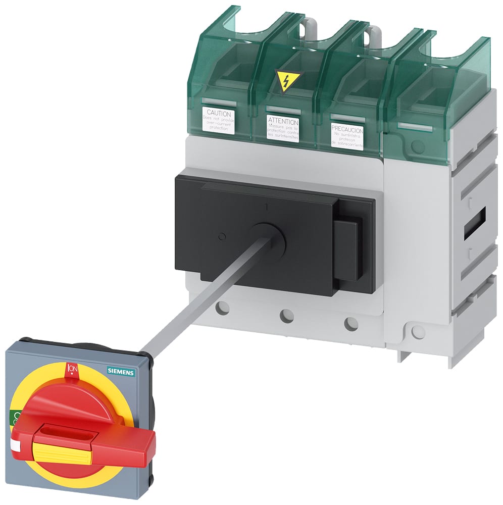 SIEMENS - SIE3LD58100TL13 SENTRON, sezionatore sottocarico 3LD5 UL, interruttore di OFF di emergenza, a 4 poli, approvato,