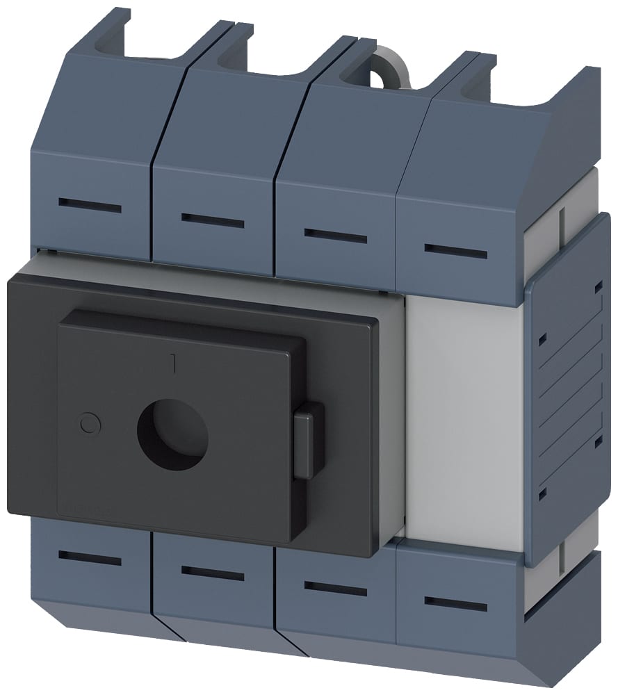 SIEMENS - SIE3KD05402LG203 Sezionatore sottocarico 100 A, grand. costr. 02, a 4 poli, comando frontale centrale, apparecchio di base