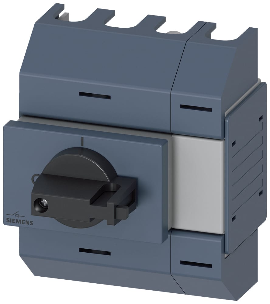 SIEMENS - SIE3KD02422KG203 Sezionatore sottocarico 32 A, grand. costr. 01, a 4 poli, comando frontale centrale, apparecchio completo