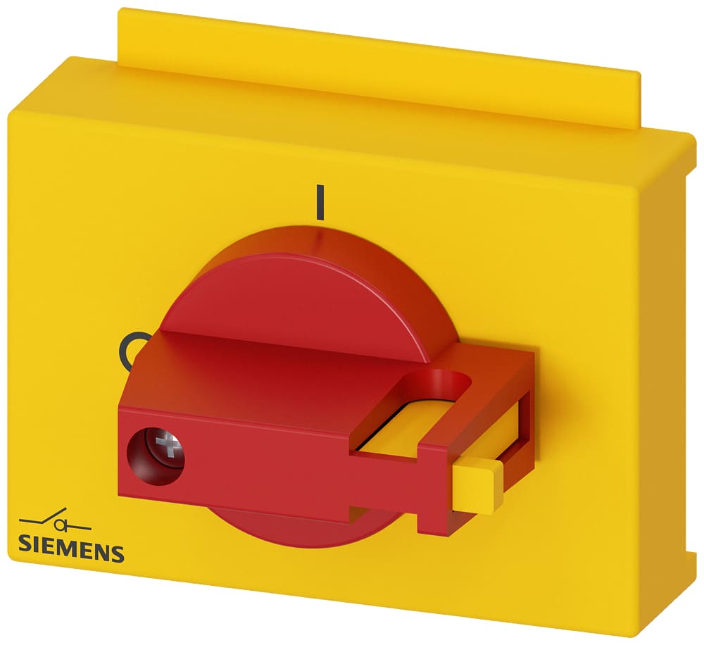SIEMENS - SIE3KD90118C Accessori per 3KD0 grand. costr. 01 comando diretto, rosso/giallo, a 3 poli lucchettabile