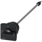 SIEMENS - SIE3LD93432CA Comando rotativo bloccoporta, nero, 66x66 mm, per fissaggio frontale su quattro fori, 300 mm