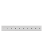 SIEMENS - SIE8WH81204AB35 TARGHETTA FRONT. 8,2MM LONG. 31-40
