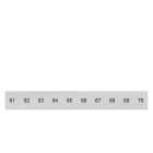 SIEMENS - SIE8WH81204AB65 TARGHETTA FRONT. 8,2MM LONG. 61-70