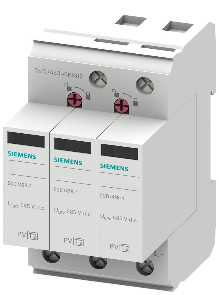 SIEMENS - SIE5SD74830KK02 SPD T2, 1000V DC IMP.FOTOV.