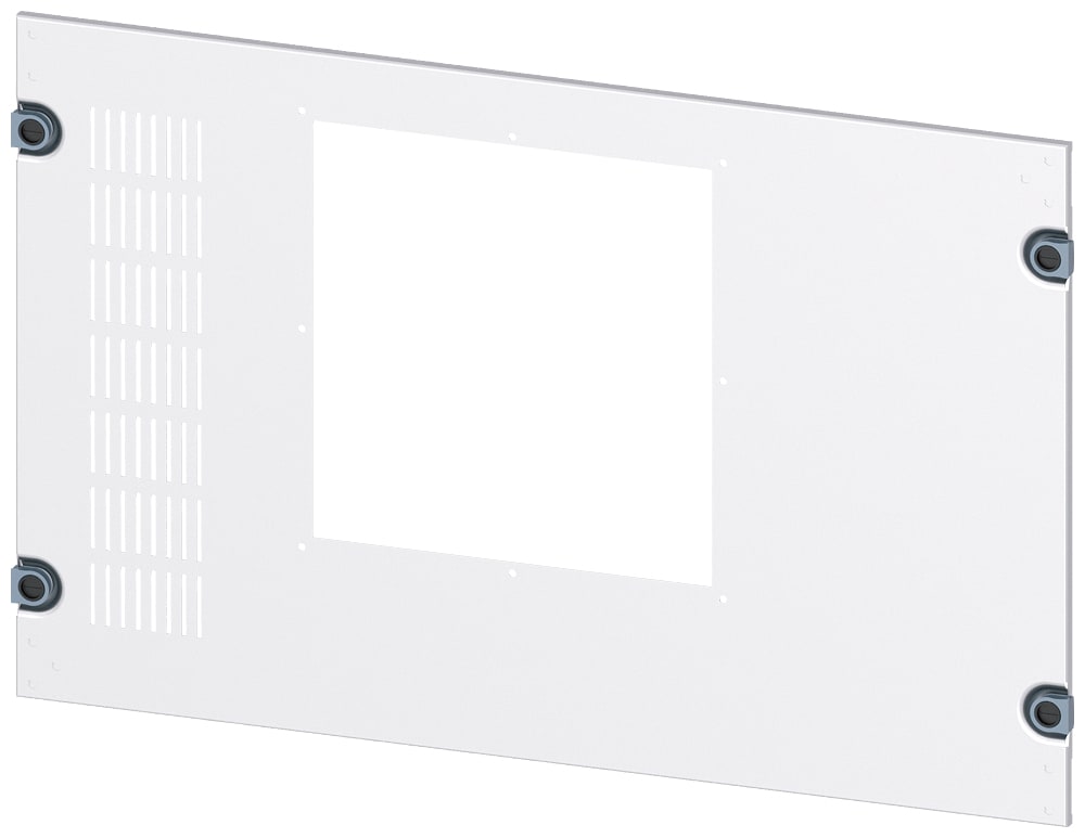 SIEMENS - SIE8PQ20458BA24 mostrina copriforo 3VA27 (1600A), a 3 o 4 poli, modulo inseribile, azionamento: direttamente, RCD: senza, A: 450mm, La: 800mm