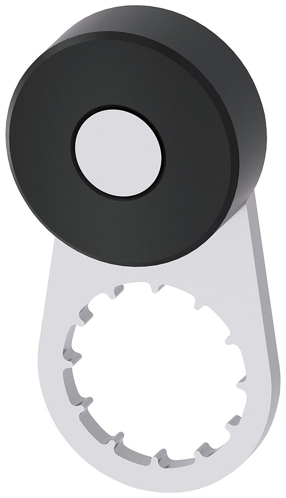 SIEMENS - SIE3SE50000AA21 Leva girevole 3SE52, leva in metallo lunga 21 mm, rotella in plastica 19 mm