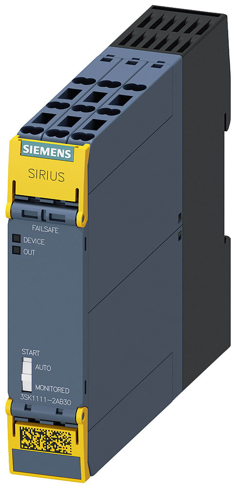 SIEMENS - SIE3SK11112AB30 SIRIUS SAFETY RELAY STD RELAY 3NO,1NC