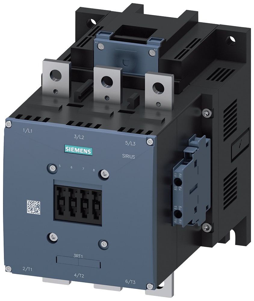 SIEMENS - SIE3RT14766AP36 Contattore, AC-1, 690 A/690 V/40 °C, a 3 poli, AC/DC 220 ... 240 V, 2NO+2NC