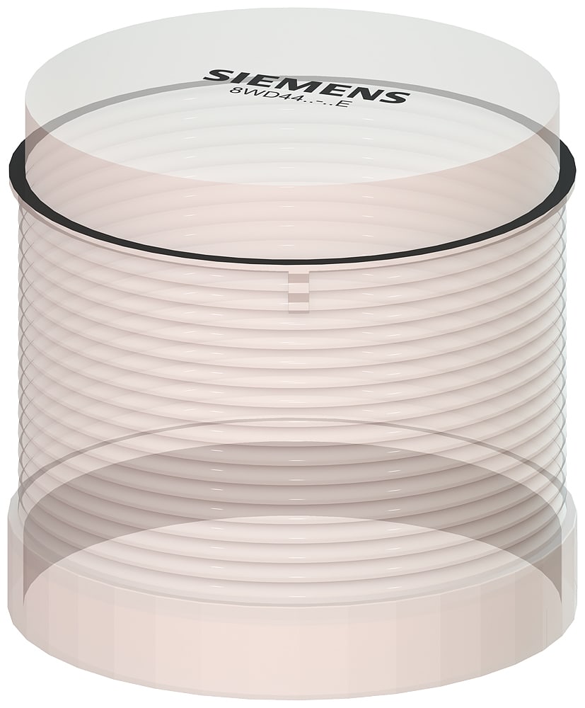 SIEMENS - SIE8WD44001AE Elemento luce fissa, trasparente, AC/DC 12...230 V, diametro 70 mm, attacco BA 15d