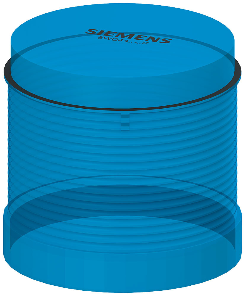 SIEMENS - SIE8WD44001AF Elemento luce fissa, blu, AC/DC 12...230 V, diametro 70 mm, attacco BA 15d