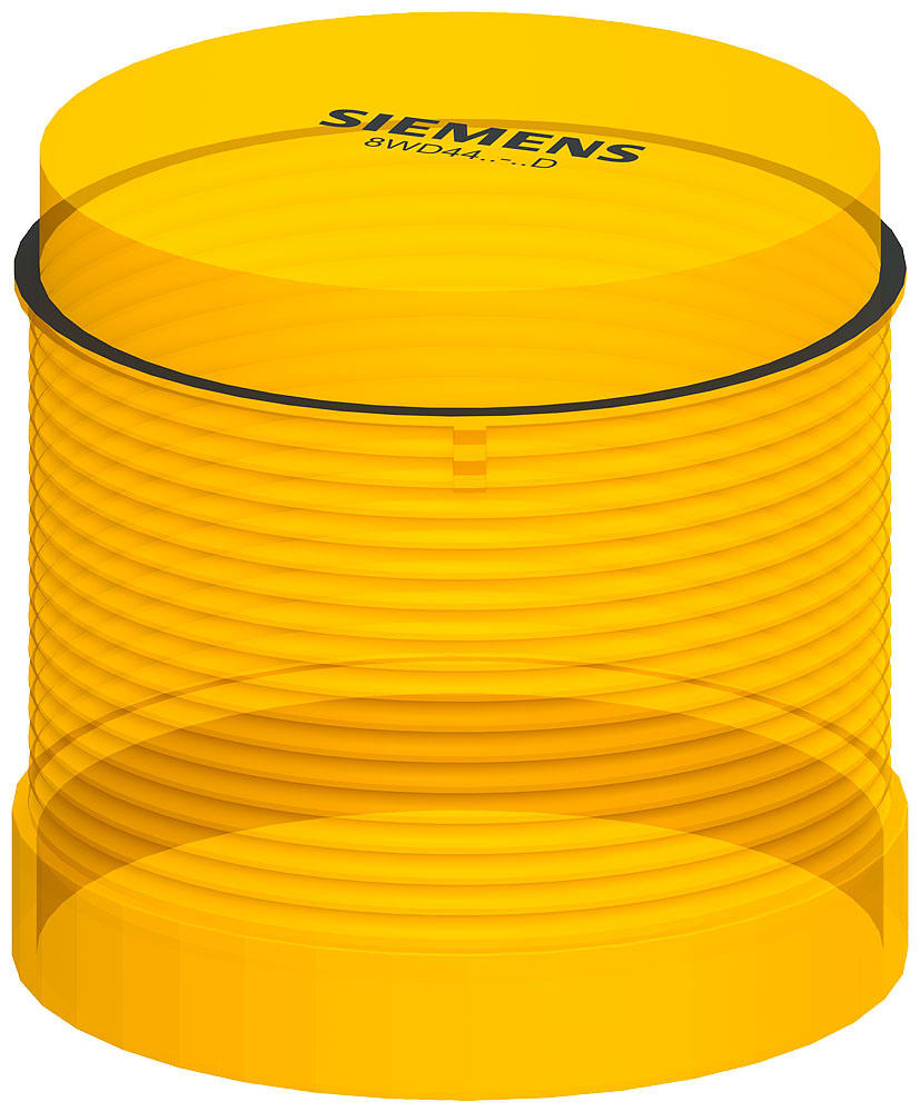 SIEMENS - SIE8WD44001AD Elemento luce fissa, giallo, AC/DC 12...230 V, diametro 70 mm, attacco BA 15d