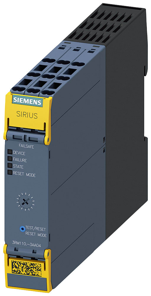 SIEMENS - SIE3RM11023AA04 Avviatore diretto Failsafe, 0,4 ... 2 A, DC 24 V, morsetti a vite/molla