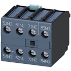 SIEMENS - SIE3RH29111XA220MA0 Blocchetto di contatti ausiliari 2NO+2NC, vie di corrente: 1NO, 1NC, 1NC, 1NO, varianti speciali