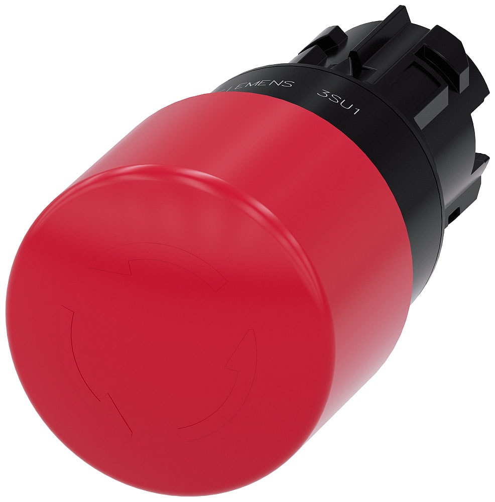 SIEMENS - SIE3SU10001GB200AA0 PULS.F.EMERG ROTAZIONE 30MM