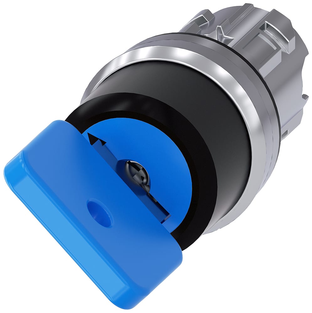 SIEMENS - SIE3SU10504GF010AA0 SEL.KEY 73038 AZZURRO 2POS 0-I, 0