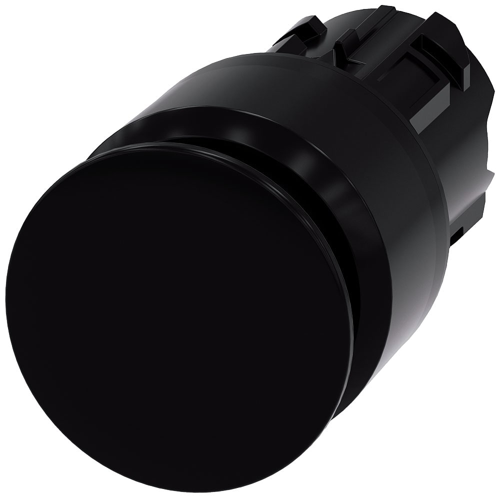 SIEMENS - SIE3SU10001AA100AA0 PULS. FUNGO NERO SBLOCCO TRAZIONE 30MM