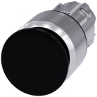 SIEMENS - SIE3SU10501AA100AA0 Pulsante a fungo, 22 mm, rotondo, in metallo lucido, colore nero, 30 mm
