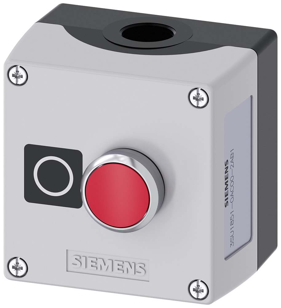 SIEMENS - SIE3SU18510AC002AB1 Pulsantiera per dispositivi di comando, 22 mm, rotondi