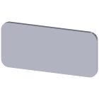 SIEMENS - SIE3SU19000AC810AA0 Targhetta identificativa 12,5 x 27 mm, colore argento, senza iscrizione