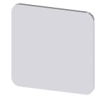 SIEMENS - SIE3SU19000AF810AA0 Targhetta identificativa 22 x 22 mm, colore argento, senza iscrizione