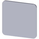SIEMENS - SIE3SU19000AF810AA0 Targhetta identificativa 22 x 22 mm, colore argento, senza iscrizione