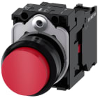 SIEMENS - SIE3SU11000BB201CA0 Pulsante, 22 mm, rotondo, in plastica, colore rosso, bottone, 1NC