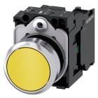 SIEMENS - SIE3SU11500AB301BA0 PULS. PIATTO GIALLO 1NA