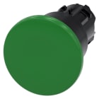 SIEMENS - SIE3SU10001BA400AA0 PULS. FUNGO VERDE SBLOCCO TRAZIONE 40MM