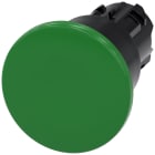 SIEMENS - SIE3SU10001BA400AA0 Pulsante a fungo, 22 mm, rotondo, in plastica, colore verde