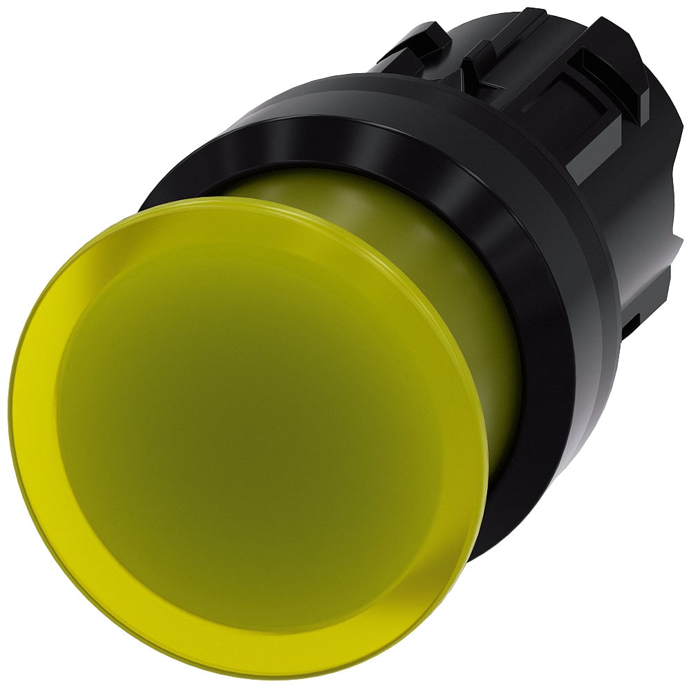 SIEMENS - SIE3SU10011AD300AA0 PULS.LUM.FUNGO GIALLO 30MM