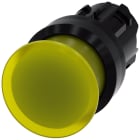 SIEMENS - SIE3SU10011AD300AA0 Pulsante a fungo, illuminato, 22 mm, rotondo, in plastica, colore giallo, 30 mm
