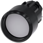 SIEMENS - SIE3SU10000CB600AA0 Pulsante, 22 mm, rotondo, in plastica, colore bianco, ghiera