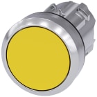SIEMENS - SIE3SU10500AB300AA0 Pulsante, 22 mm, rotondo, in metallo lucido, colore giallo, bottone