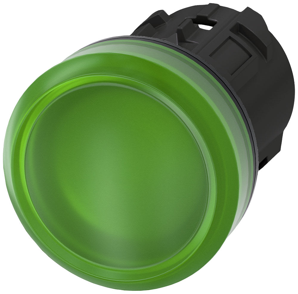 SIEMENS - SIE3SU10016AA400AA0 INDICATORE LUM.VERDE LENTE LISCIA