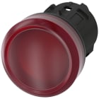 SIEMENS - SIE3SU10016AA200AA0 Indicatore luminoso, 22 mm, rotondo, in plastica, colore rosso, gemma, liscia