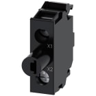 SIEMENS - SIE3SU14012BF301AA0 PORT. LED GIALLO INCL. MONT. BASE 230VAC