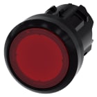 SIEMENS - SIE3SU10010AD200AA0 PULS.LUM.ROSSO LENTE LISCIA