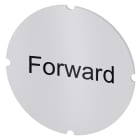 SIEMENS - SIE3SU19000AB710DN0 INSERTO TRASP. X PULS. SCRITTA FORWARD