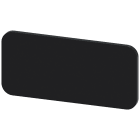 SIEMENS - SIE3SU19000AC160AA0 Targhetta identificativa 12,5 x 27 mm, colore nero, senza iscrizione