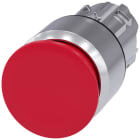 SIEMENS - SIE3SU10501AA200AA0 Pulsante a fungo, 22 mm, rotondo, in metallo lucido, colore rosso, 30 mm