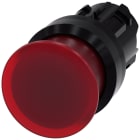SIEMENS - SIE3SU10011AD200AA0 Pulsante a fungo, illuminato, 22 mm, rotondo, in plastica, colore rosso, 30 mm