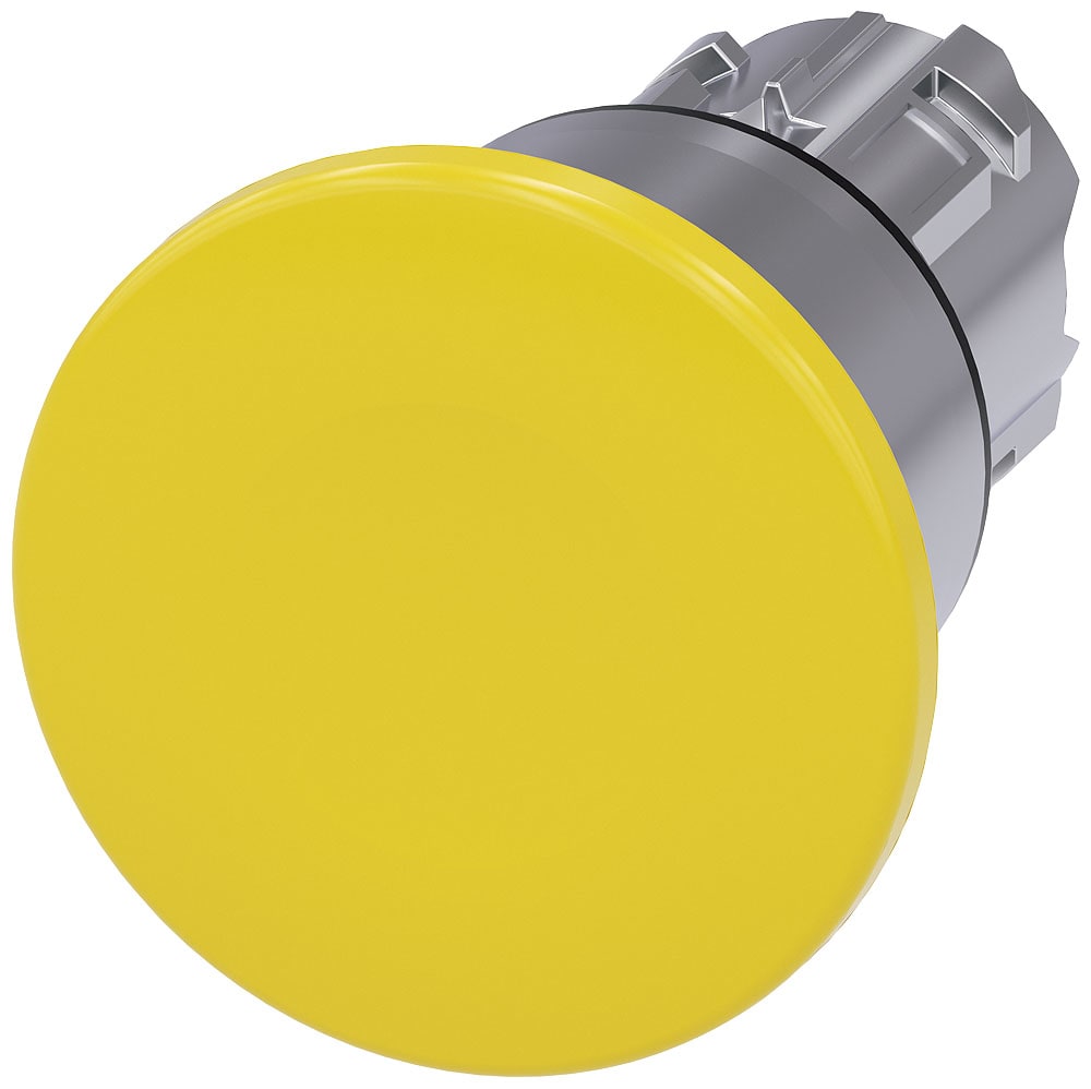 SIEMENS - SIE3SU10501BA300AA0 PULS.FUNGO GIALLO SBLOC TRAZIONE 40MM ME