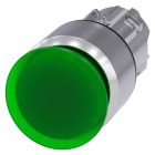 SIEMENS - SIE3SU10511AA400AA0 PULS.LUM.FUNGO VERDE SBLOC. TRAZ. 30MM